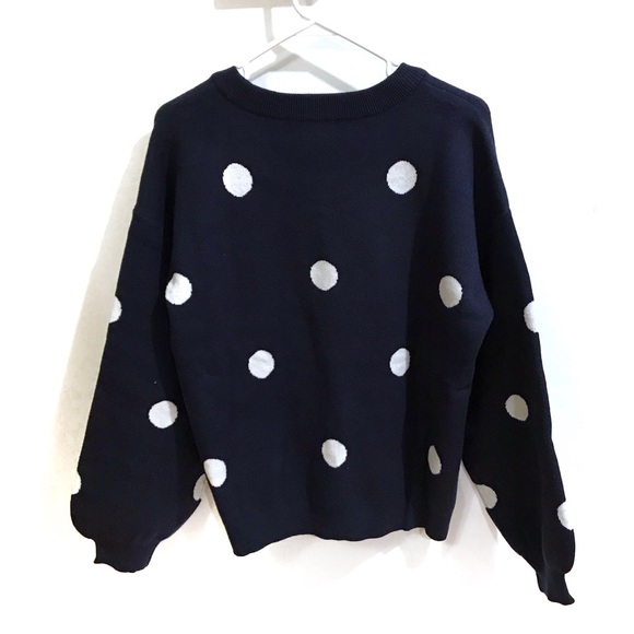 Les Serein Pettle Balloon Sleeve Sweater Large NWT - Picture 2 of 3